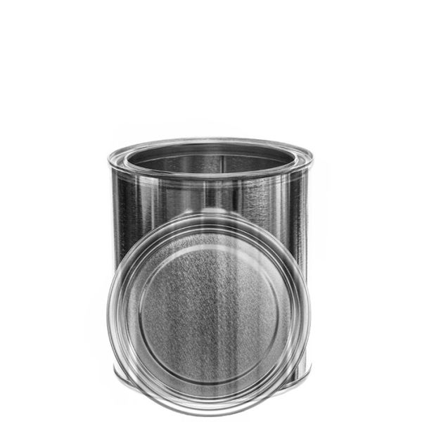 1/2 Gallon Metal Paint Can with Lid - Unlined