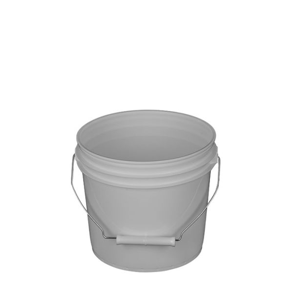 NR2110W 1 Gallon Plastic Bucket, Open Head - White - Basco USA