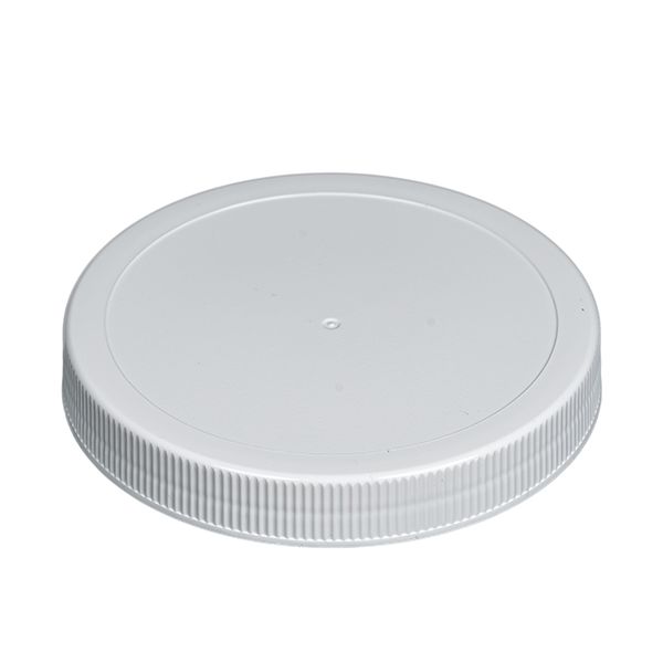 White Polypropylene Screw Caps - 100 mm