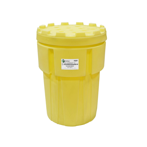 110 Gallon Plastic Salvage Overpack Drum