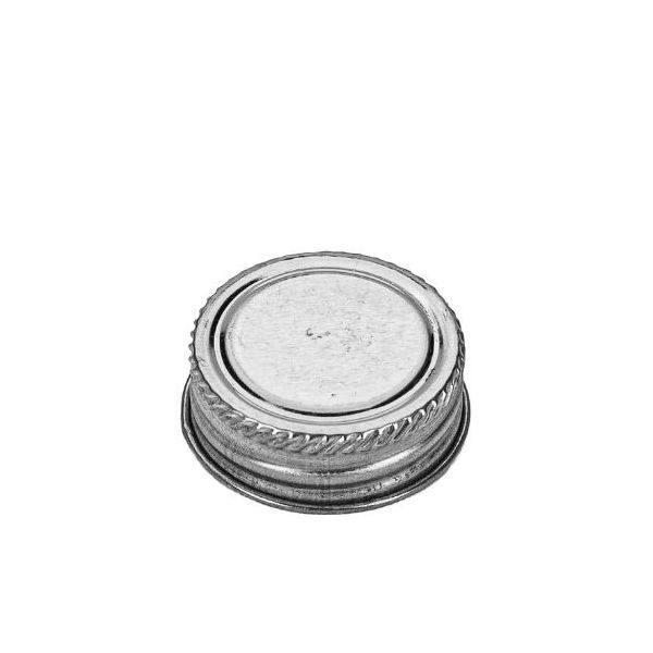 1-1/4" Alpha Metal Screw Cap - SolvSeal Liner 