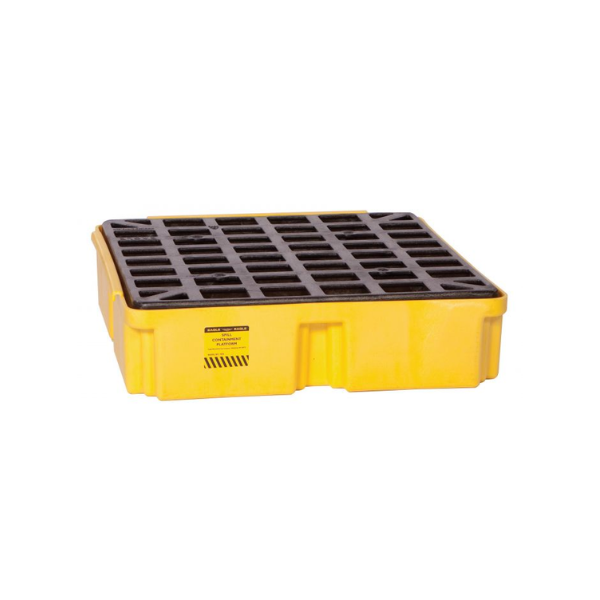 Eagle 1 Drum Yellow Modular Spill Containment Pallet