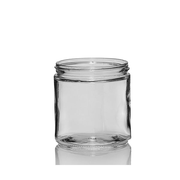 16 Ounce Wide Mouth Glass Jar