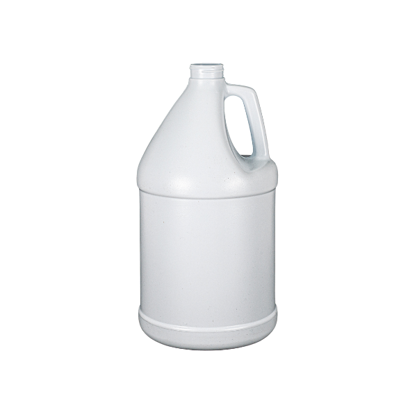white 1 gallon plastic bottle