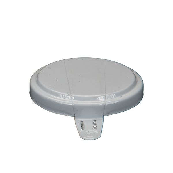 2 Inch Round Head Aluminum Capseal White