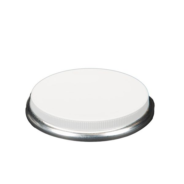 2 Inch Self Gasketing Hex Head Plastic Capseal White