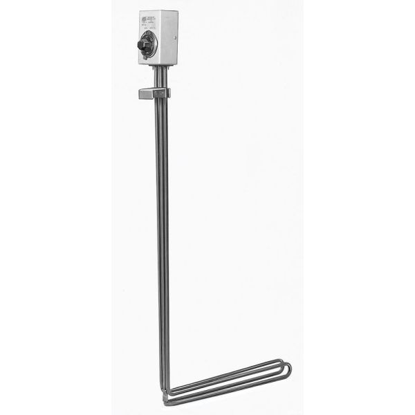 Bung Entering Immersion Heater - 240V Stainless Steel Sheath