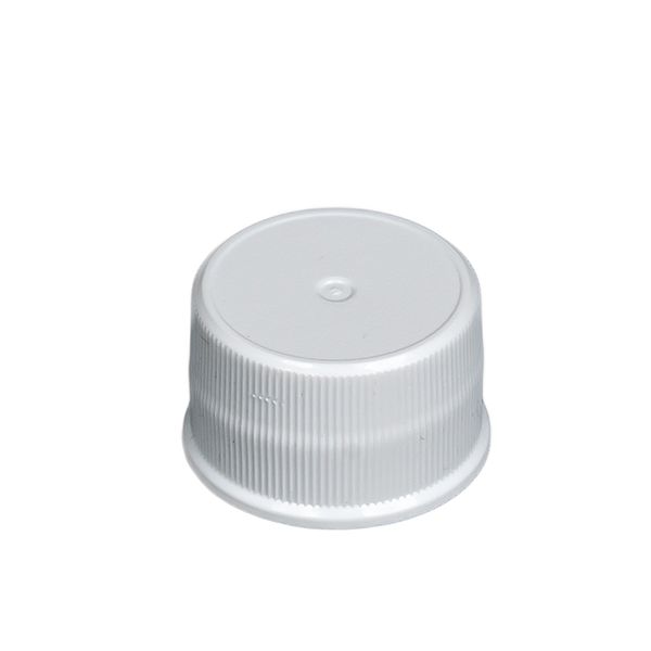 White Polypropylene Screw Caps - 24 mm