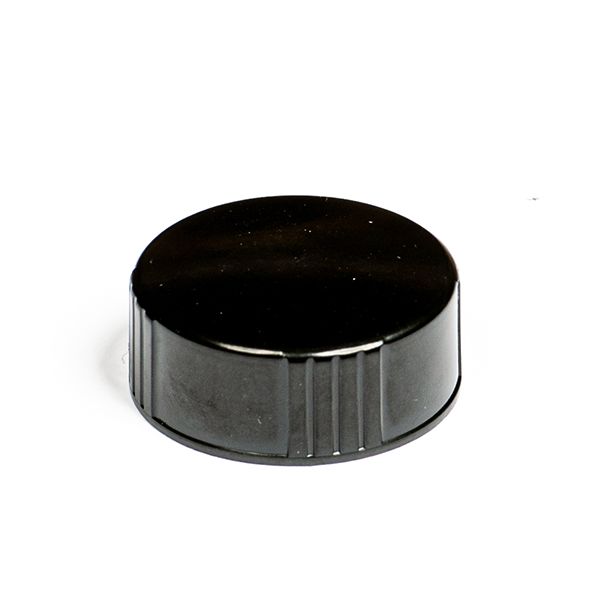 Black Phenolic Caps With Cone Insert - 28 mm