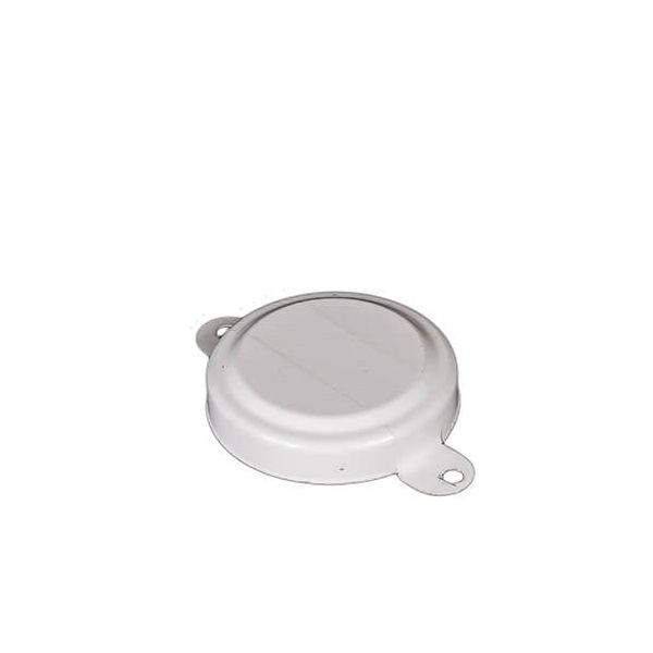 3/4 Inch Round Head Steel Capseal White