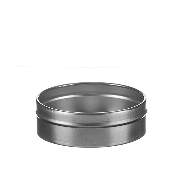 3 Ounce Flat Seamless Tin Can Bottom
