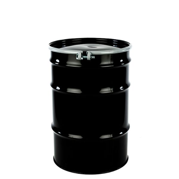 30 Gallon UN Rated Open Head Steel Drum with Rust Inhibitor and Bolt Ring