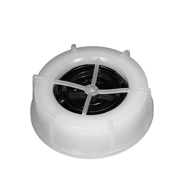 Pail screw cap with flexspout