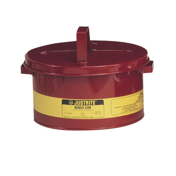 Justrite® Bench Can Small Parts Washer 3 Gallon