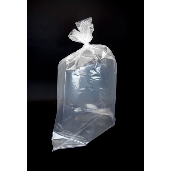 85 Gallon Straight Bottom Flexible Liners With Tie Top - 6 mil
