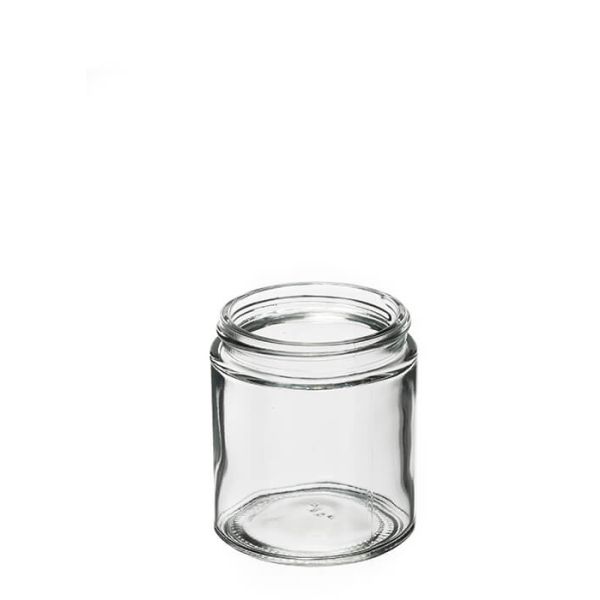 4 oz Clear Glass Straight Sided Jar, 58-400