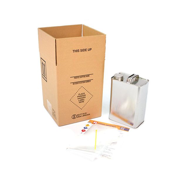 Air Packaging for Hazardous Materials With One - 1 Gallon F-Style Can
