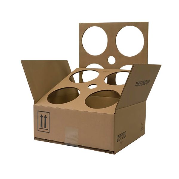 Hazmat Packaging Holds Four - 1 Gallon Cans