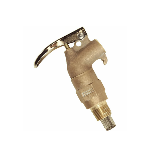 Justrite® 3/4 Inch Rigid Brass Safety Faucet