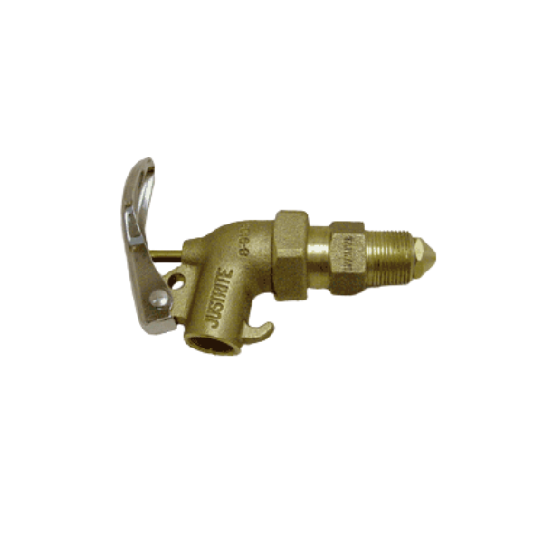 Justrite® Adjustable 3/4 Inch Brass Safety Faucet