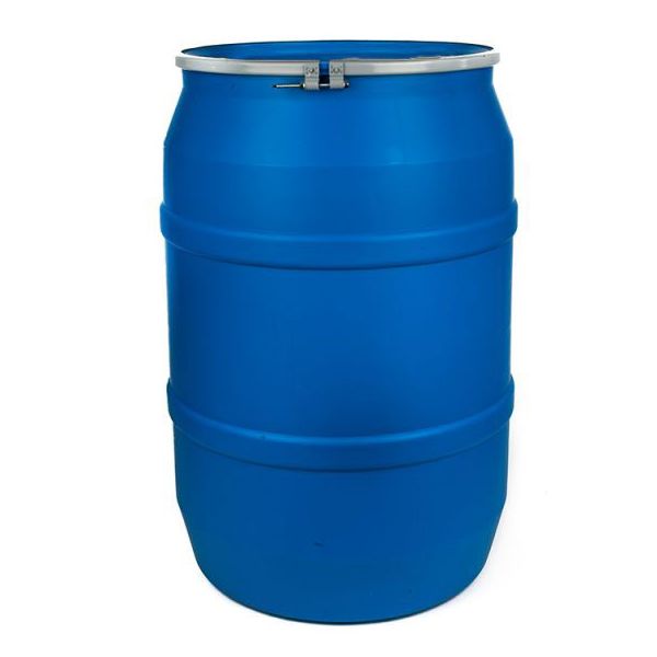 blue drum with bolt closure