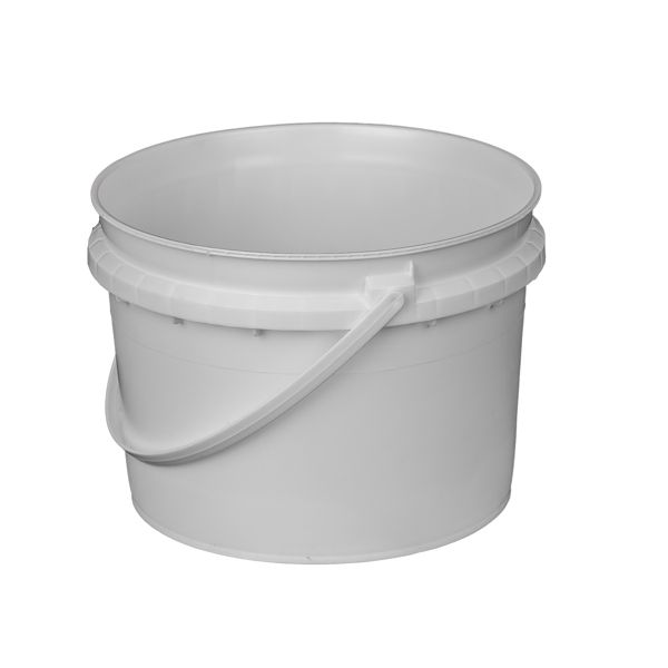 1 Gallon Round Plastic Container with Handle - IPL Industrial Series