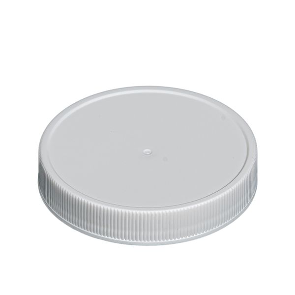 White Polypropylene Screw Caps - 63 mm