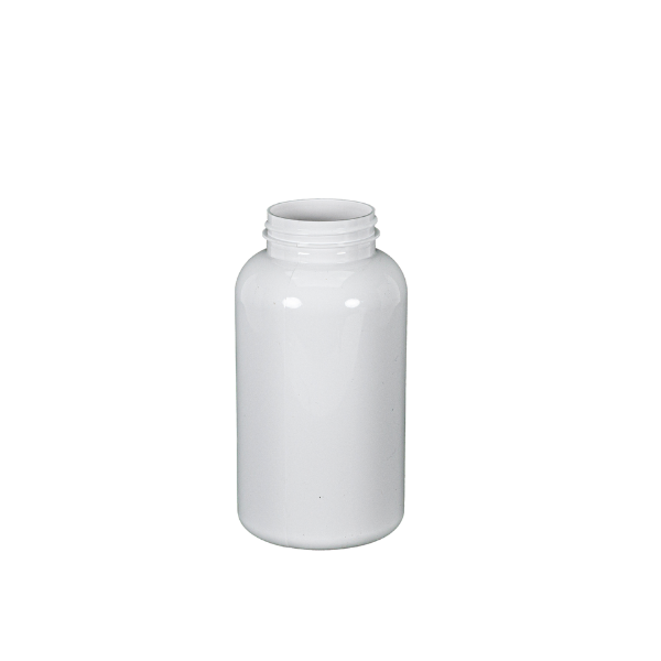 HDPE White Wide Mouth Bottle - 625cc