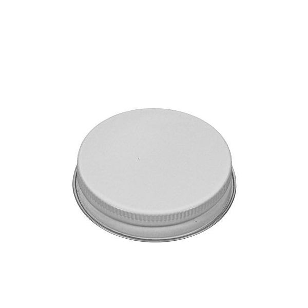 70-450 White Metal Screw Cap - Pulp/PE Liner