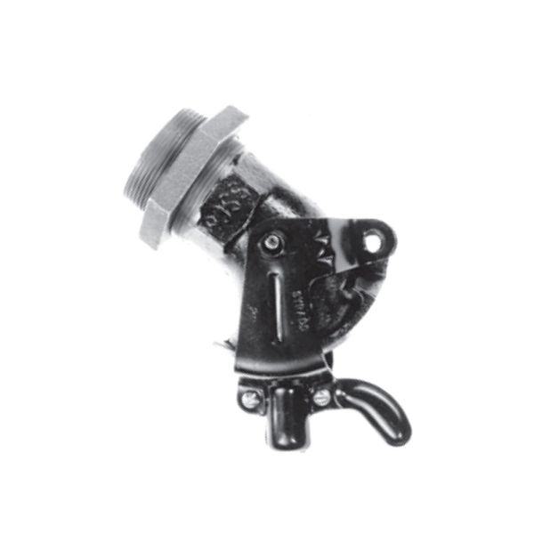 Cast Iron Gate Valve - Lock Nut - 2 Inch NPT Inlet