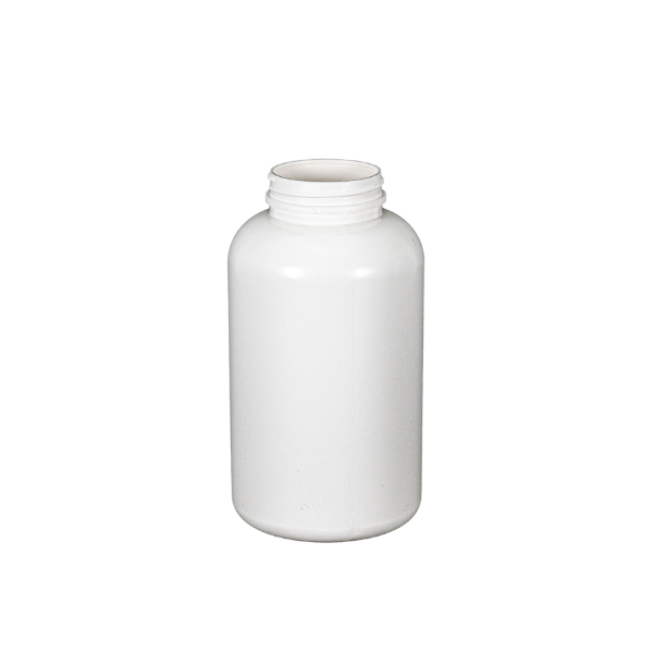 white 750CC HDPE packer bottle