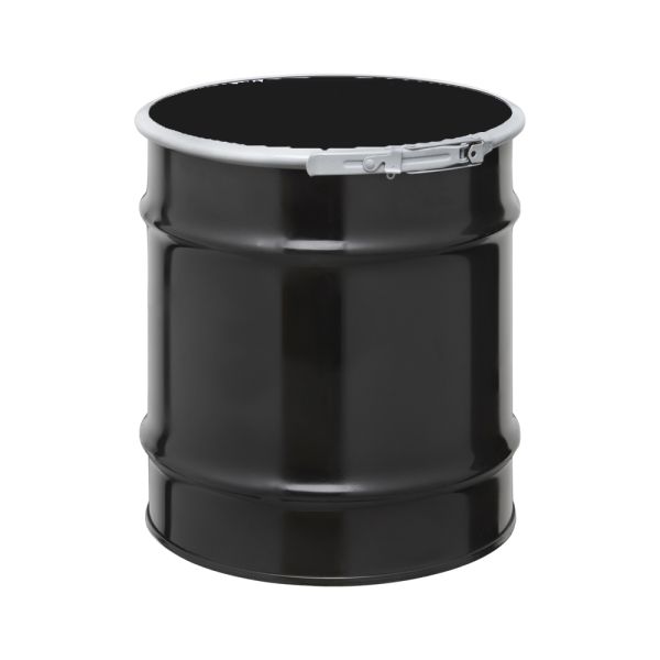 8 Gallon UN Rated Open Head Steel Drum With Plain Quick Lever Cover