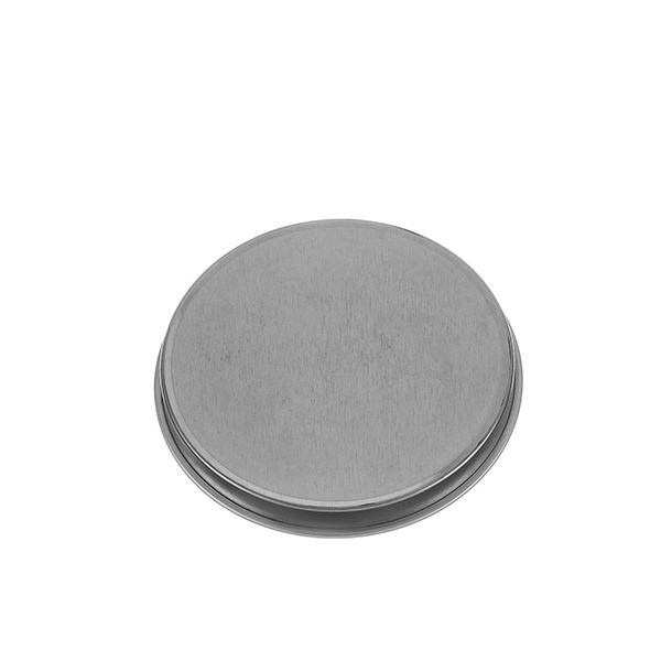 Metal Tin Lid - 8 Ounce Round Deep Seamless Tin Can