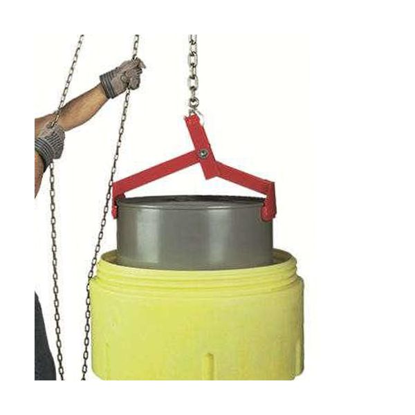 Salvage drum lifter for 85 gal salvage drums