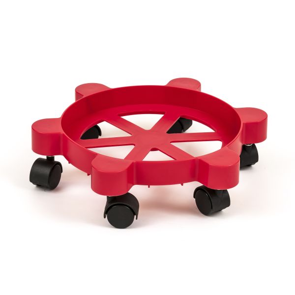 Pail Dolly for 5 and 6 Gallon Round Pails - Red