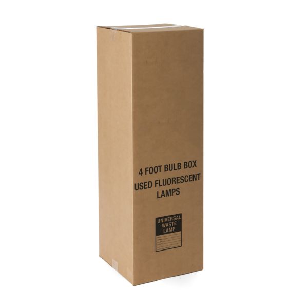 Fluorescent Lamp Recycling Box – 4 Foot