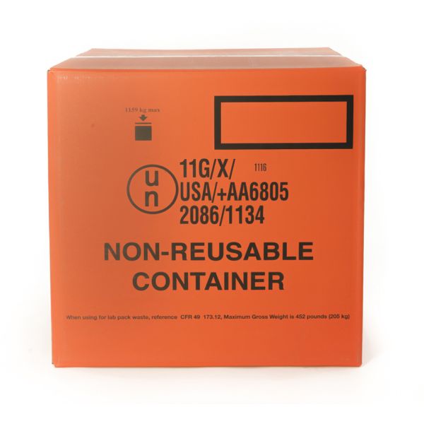 HAZMAT Cubic Yard Box with 5 Wall Corrugation