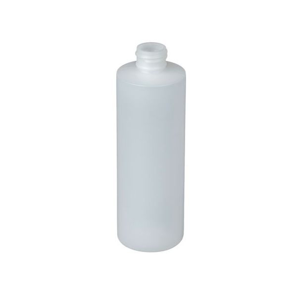 Plastic Round Cylinder Bottle – 8 oz.