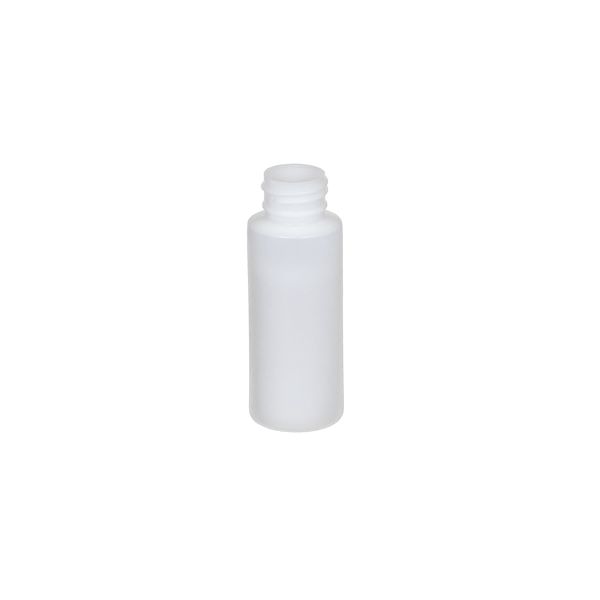 Plastic Round Cylinder Bottle – 2 oz.