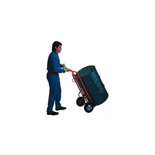 Combination Drum Hand Truck - Moldon Rubber Wheels
