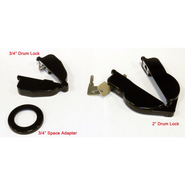 Drum Locks For Steel Drums With Round Head Plugs