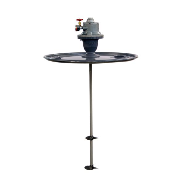 Direct Drive Drum Lid Mixers - 3/4 HP Air -2 Props 4 Inch Diameter
