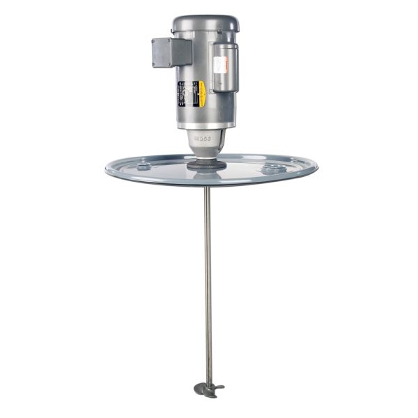 Direct-Drive Drum Lid Mixers - 3/4 HP TEFC - 1 Prop 5 Inch Diameter