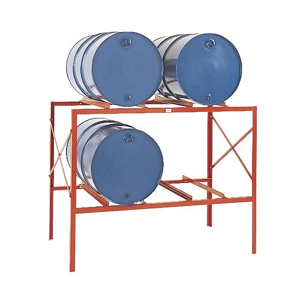 Permanent Storage Rack 4 Drums Horizontal Storage