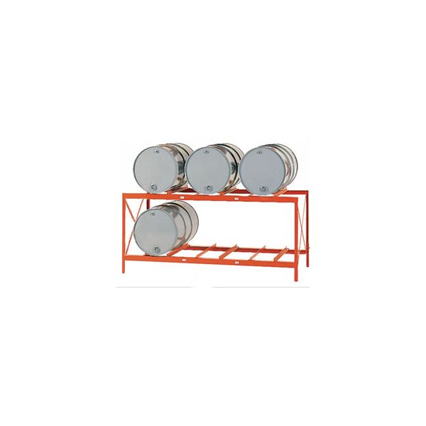 Permanent Storage Rack 6 Drums Horizontal Storage