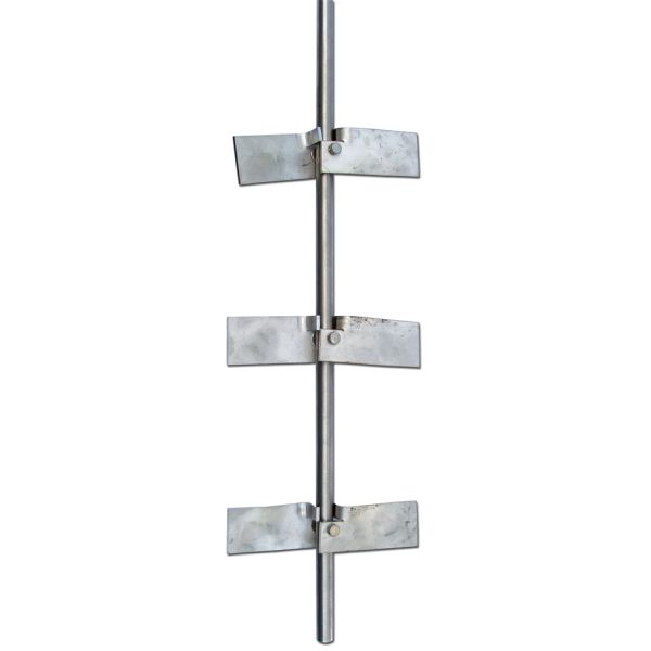 Folding Mixer Blade - Propeller - 27 Inch Long Shaft