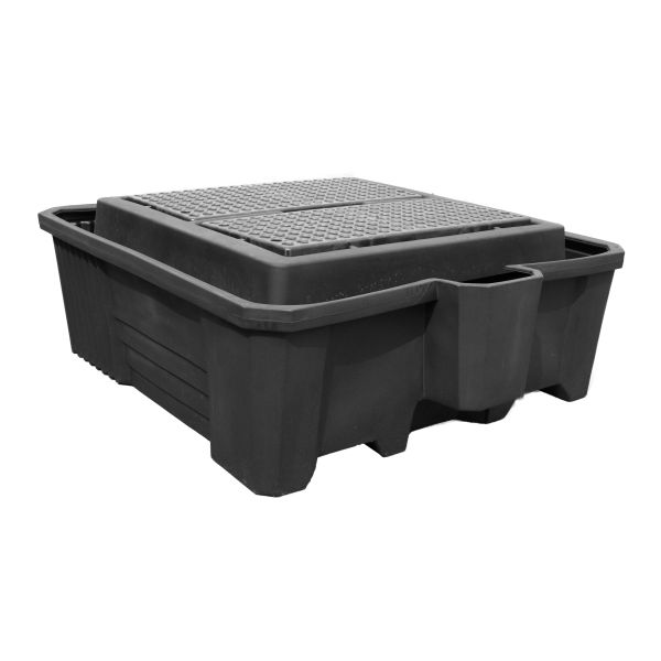 One-Piece IBC Containment Pallet with Drain