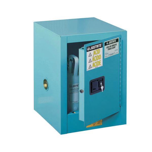 Justrite® Corrosive Safety Cabinet Countertop 1 Door Manual
