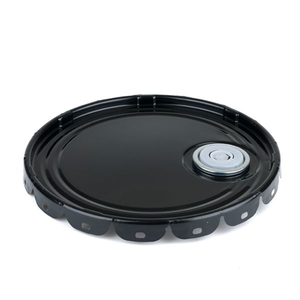 Lug Cover With Flexspout Opening For 5 Gallon Steel Pails - Black