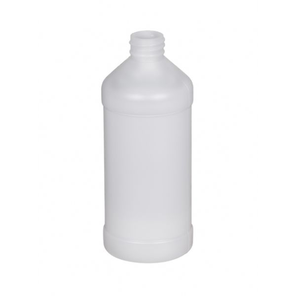 Plastic Modern Round Bottle – 16 oz.